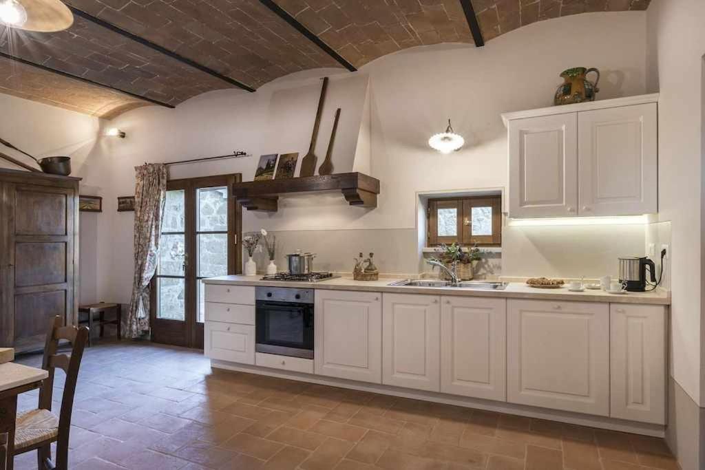 Villa I Cipressini Piscina Riscaldata Spa Toscana Pienza Zewnętrze zdjęcie