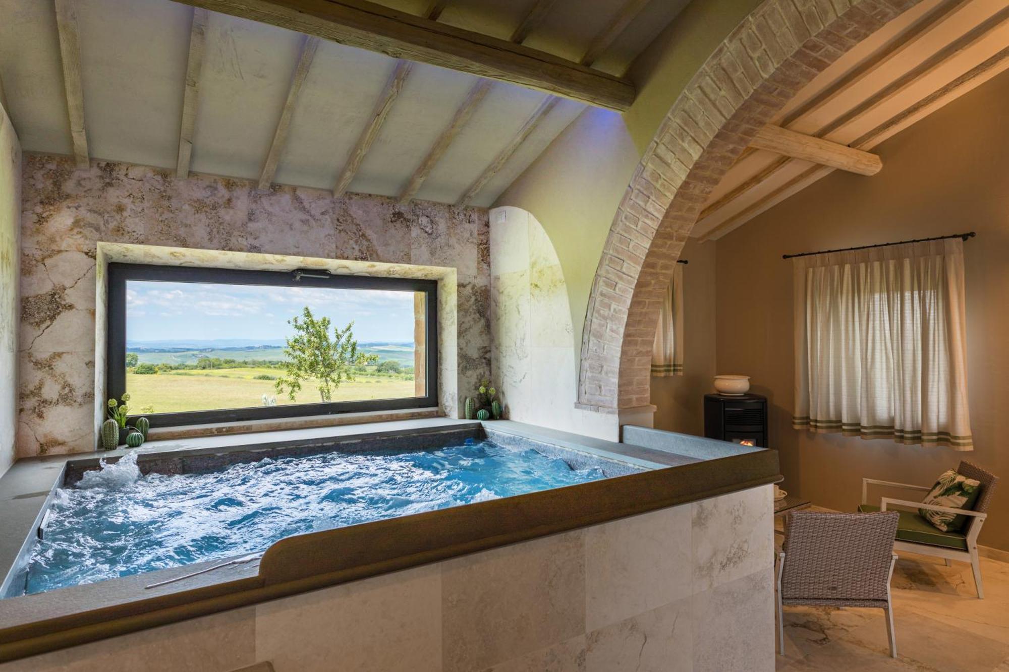 Villa I Cipressini Piscina Riscaldata Spa Toscana Pienza Zewnętrze zdjęcie